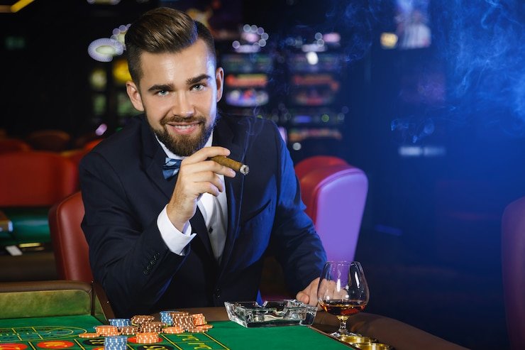 Antarmuka permainan Speed Baccarat di studio mahadewi77 dengan dealer langsung